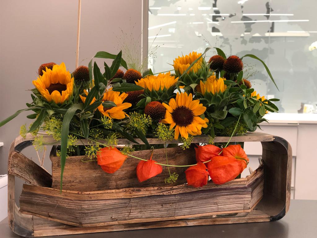 Herbstlich empfangen